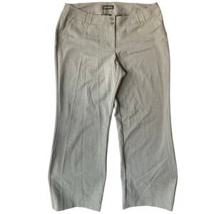Lane Bryant Women Formal Straight Leg Pants size 18, Gray